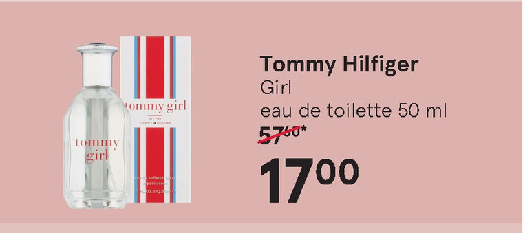 Tommy Hilfiger   eau de toilette folder aanbieding bij  Etos - details