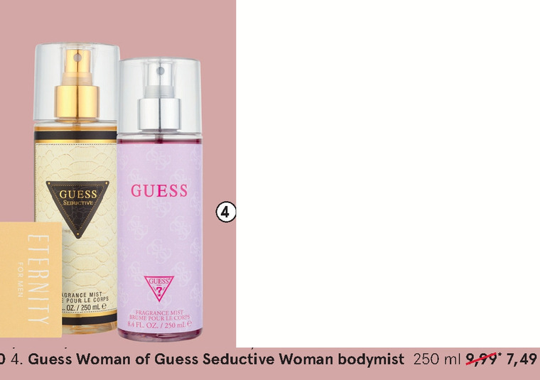 Guess   eau de toilette folder aanbieding bij  Etos - details