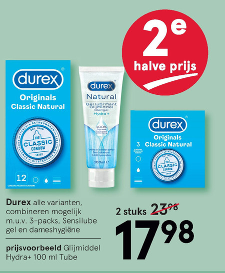 Durex   erotiek, condooms folder aanbieding bij  Etos - details