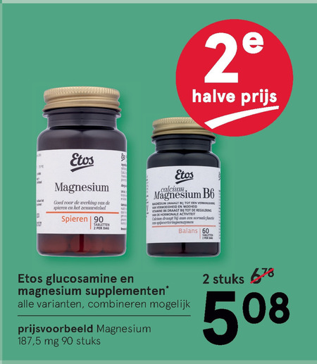 Etos Huismerk   voedingssupplement folder aanbieding bij  Etos - details