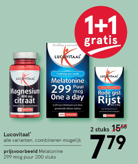 Lucovitaal   voedingssupplement folder aanbieding bij  Etos - details