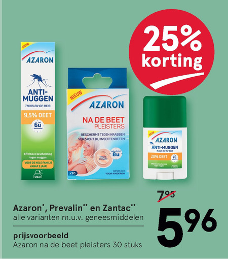 Azaron   insectenbeet folder aanbieding bij  Etos - details