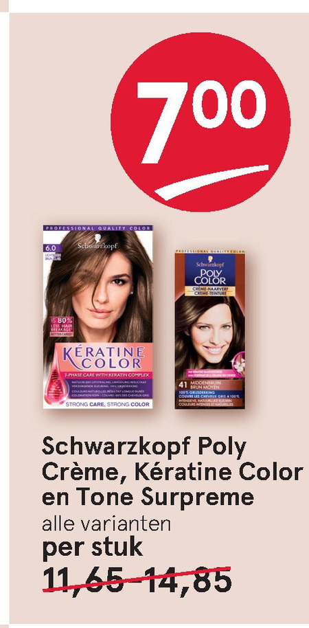 Poly Color   haarkleuring folder aanbieding bij  Etos - details