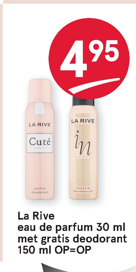 La Rive   eau de parfum folder aanbieding bij  Etos - details