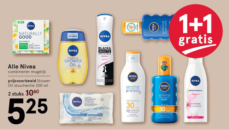 Nivea   reinigingslotion, reinigingsdoekje folder aanbieding bij  Etos - details