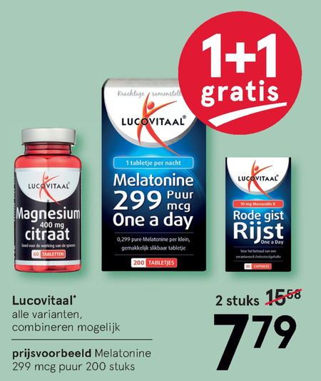 Lucovitaal   voedingssupplement folder aanbieding bij  Etos - details