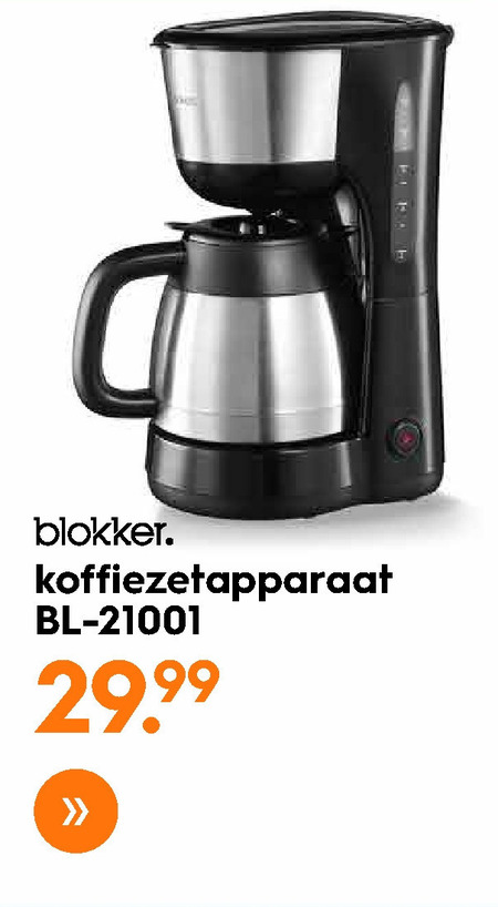 Blokker Huismerk   koffiezetapparaat folder aanbieding bij  Blokker - details