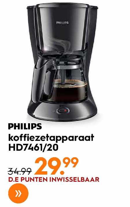 Philips   koffiezetapparaat folder aanbieding bij  Blokker - details