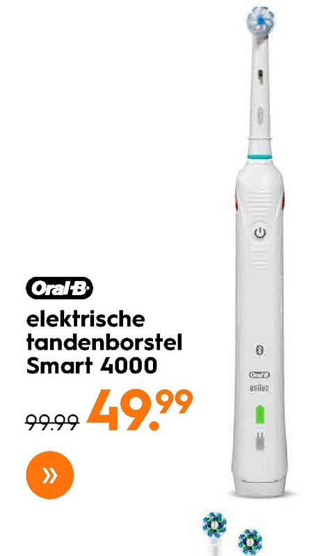 Braun Oral-B   electrische tandenborstel folder aanbieding bij  Blokker - details