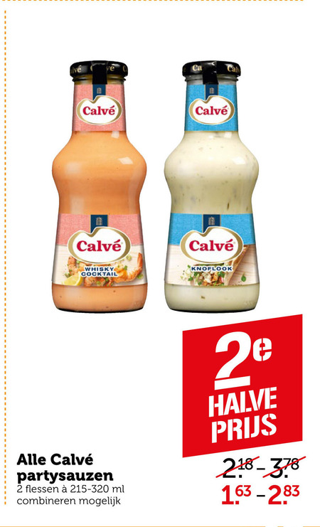 Calve   snacksaus folder aanbieding bij  Coop - details