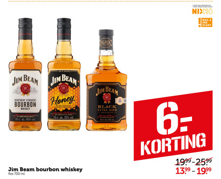 Jim Beam   bourbon folder aanbieding bij  Coop - details