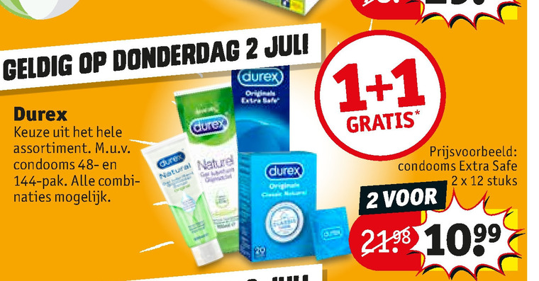 Durex   condooms, erotiek folder aanbieding bij  Kruidvat - details