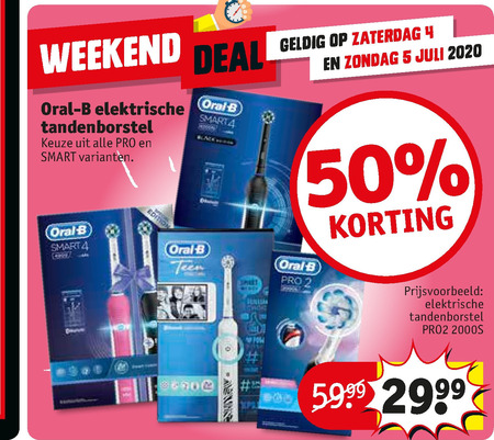 Braun Oral-B   electrische tandenborstel folder aanbieding bij  Kruidvat - details