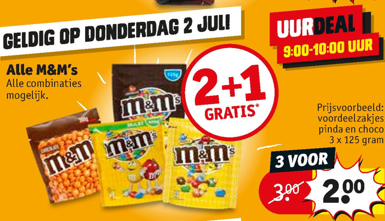 M en Ms   chocolade, chocoladepindas folder aanbieding bij  Kruidvat - details