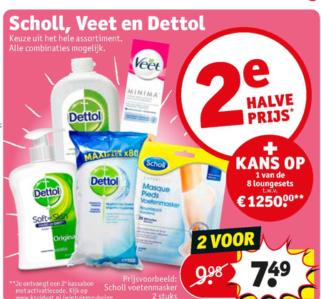 Veet   ontharingscreme, voetvijl folder aanbieding bij  Kruidvat - details