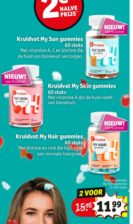 Kruidvat Huismerk   voedingssupplement folder aanbieding bij  Kruidvat - details