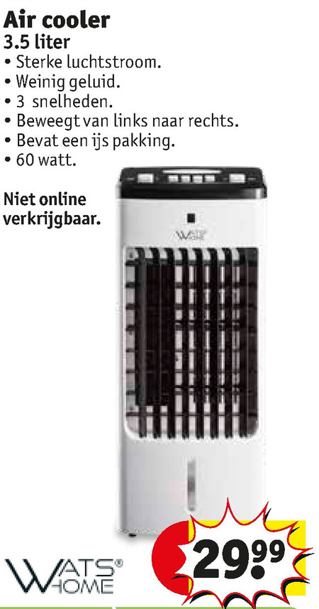 Watshome   luchtkoeler folder aanbieding bij  Kruidvat - details