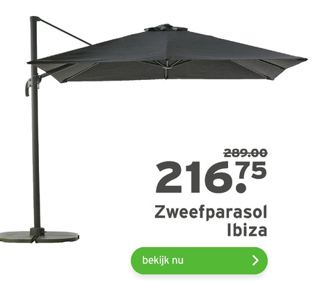 orkest surfen valuta zweefparasol folder aanbieding bij Gamma - details