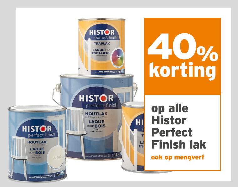 Histor   lak folder aanbieding bij  Gamma - details