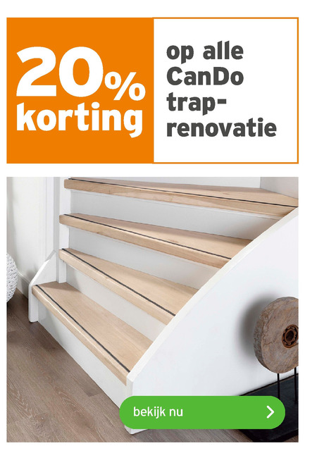 silhouet premie oosters Cando traprenovatie folder aanbieding bij Gamma - details