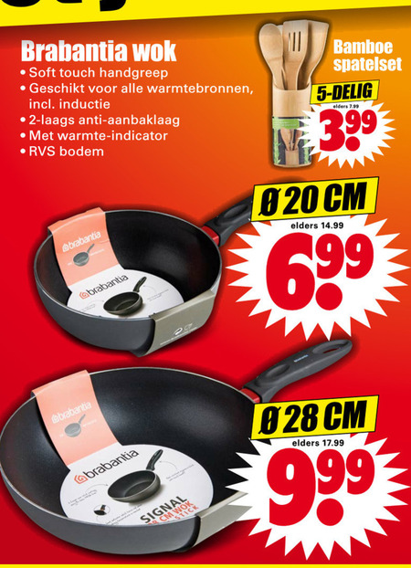 Brabantia   wokpan folder aanbieding bij  Dirk - details