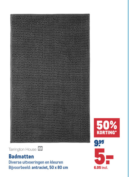 Tarrington House   badmat folder aanbieding bij  Makro - details