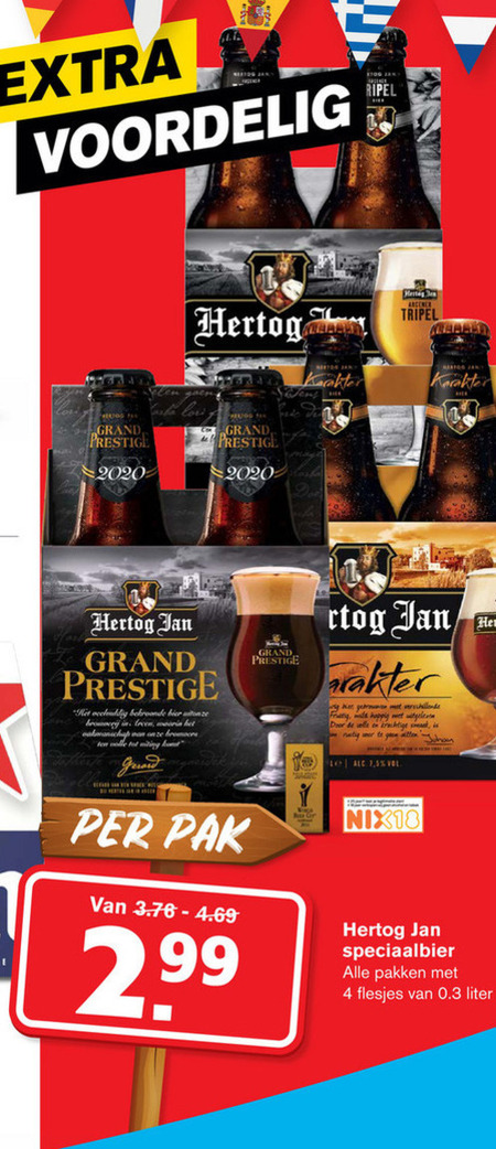 Hertog Jan   speciaalbier folder aanbieding bij  Hoogvliet - details