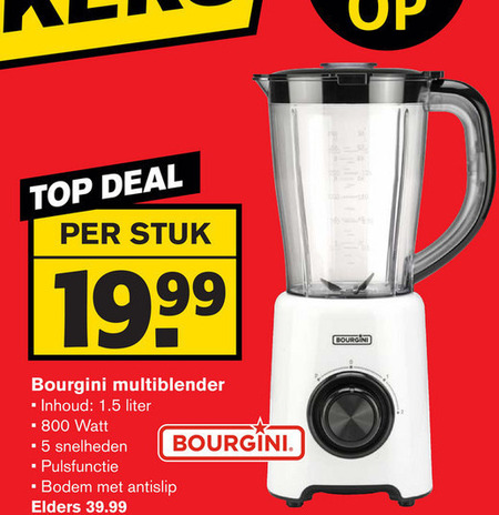 Bourgini   blender folder aanbieding bij  Hoogvliet - details