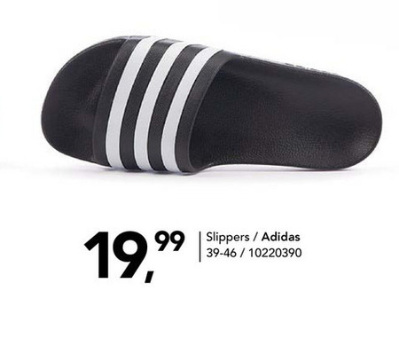 adidas slippers aanbieding