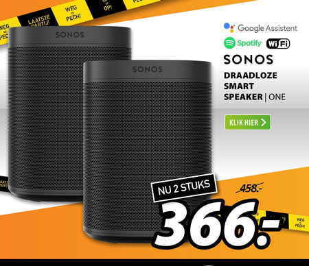 Sonos   media streamer folder aanbieding bij  Expert - details