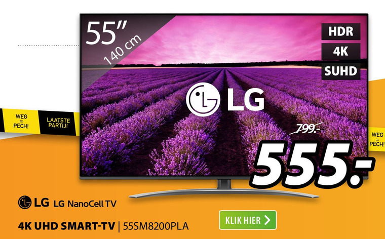 LG   4k ultrahd televisies folder aanbieding bij  Expert - details