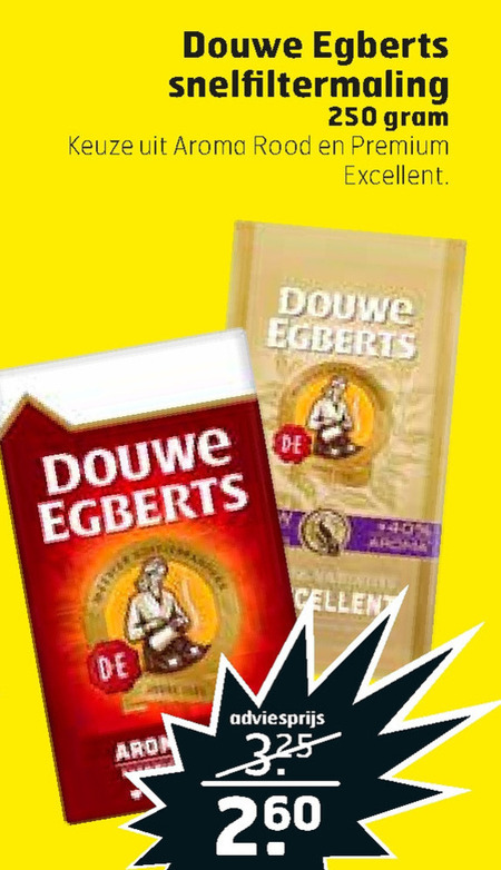 Douwe Egberts   koffie folder aanbieding bij  Trekpleister - details