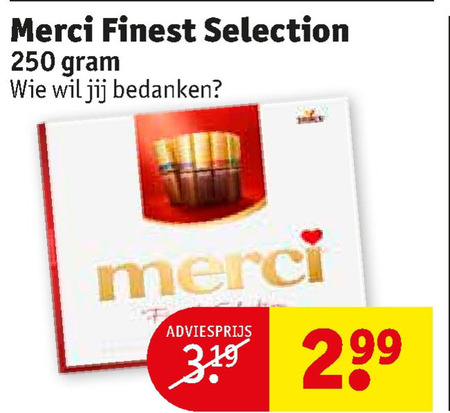 Merci   chocolade folder aanbieding bij  Kruidvat - details