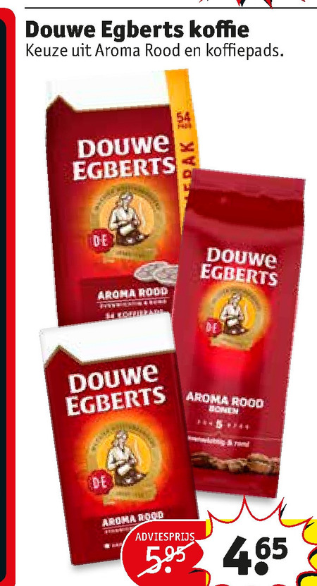 Douwe Egberts   koffiepad, koffie folder aanbieding bij  Kruidvat - details