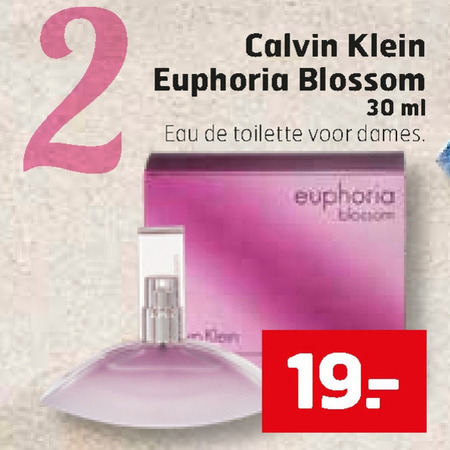 Calvin Klein   eau de toilette folder aanbieding bij  Trekpleister - details