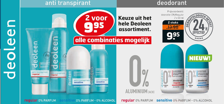 Deoleen   deodorant folder aanbieding bij  Trekpleister - details