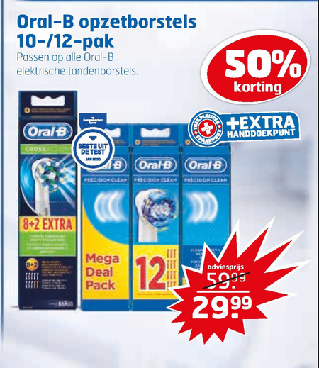 Braun Oral-B   opzetborstel folder aanbieding bij  Trekpleister - details