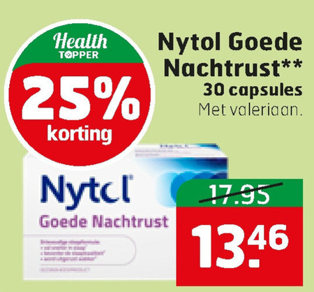 Nytol   voedingssupplement folder aanbieding bij  Trekpleister - details