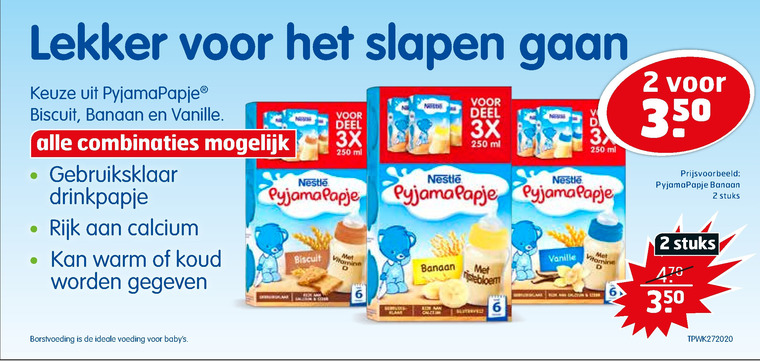 Nestle   babyvoeding folder aanbieding bij  Trekpleister - details