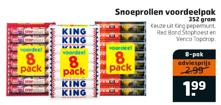 King   drop, pepermunt folder aanbieding bij  Trekpleister - details