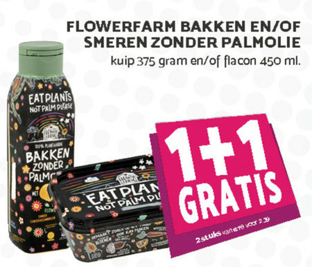 Flower Farm   olie en vetten, margarine folder aanbieding bij  MCD Supermarkt Basis - details