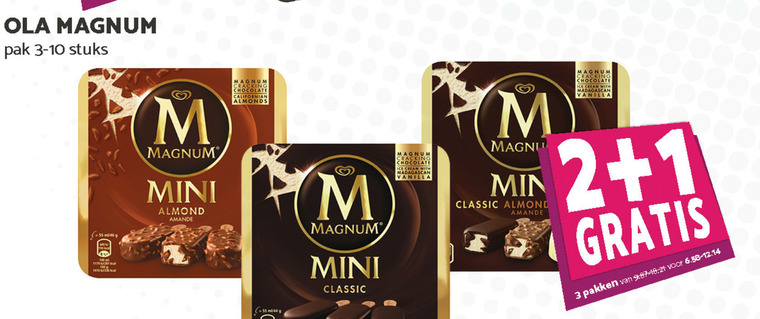 Magnum   ijslollies folder aanbieding bij  MCD Supermarkt Basis - details