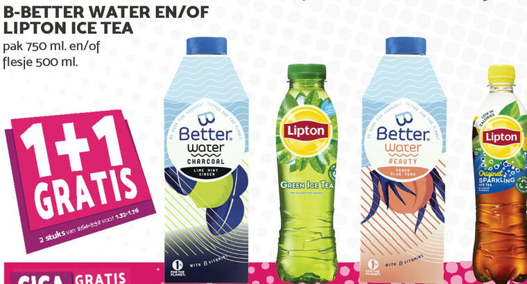 Lipton   ice tea folder aanbieding bij  MCD Supermarkt Basis - details