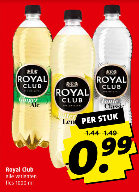 Royal Club   frisdrank folder aanbieding bij  Boni - details