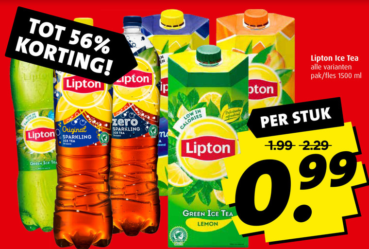 Lipton   ice tea folder aanbieding bij  Boni - details