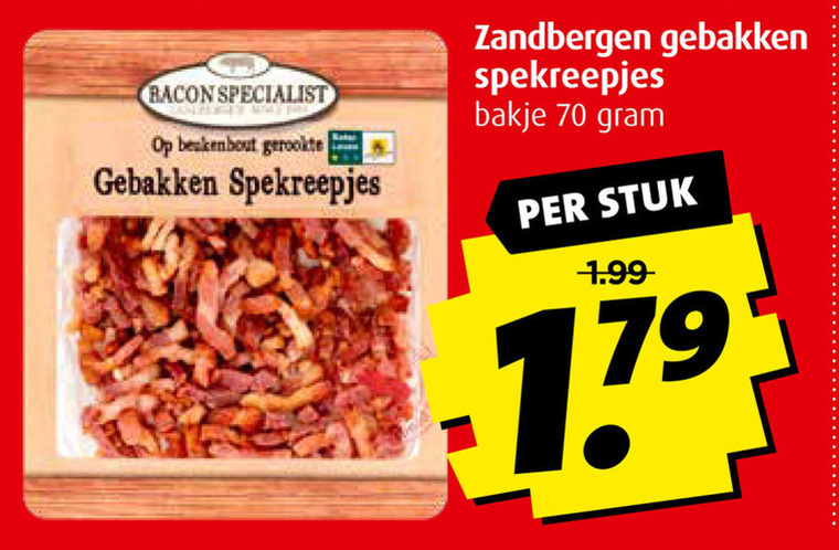 Zandbergen   spekreepjes folder aanbieding bij  Boni - details