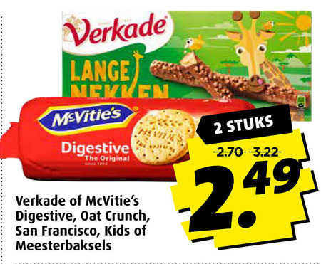 Verkade   biscuits, kinderbiscuit folder aanbieding bij  Boni - details