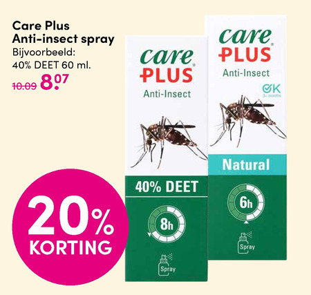 Care Plus   insectenbeet folder aanbieding bij  DA - details