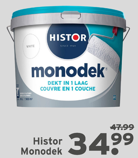 Histor   muurverf folder aanbieding bij  Gamma - details