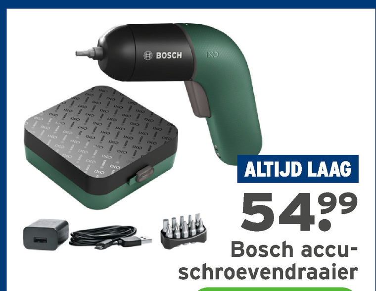 Bosch   accuschroevendraaier folder aanbieding bij  Gamma - details